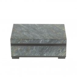 Шкатулка из камня уткинит (авантюрин) 10,5х7х4,5 см