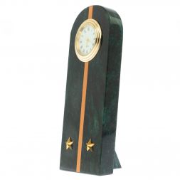 Часы &amp;quot;Погон лейтенант МЧС&amp;quot; камень змеевик