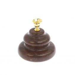 Подсвечник церковный из лемезита 5х5 см