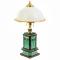 Лампа настольная из малахита Златоуст