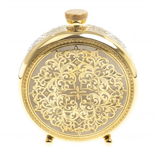 Подарочный набор &amp;quot;Олень&amp;quot; фляжка и 2 стопки перевертыша Златоуст 123685