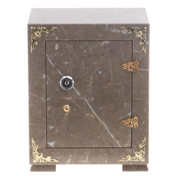 Сейф средний из коричневого мрамора 124372