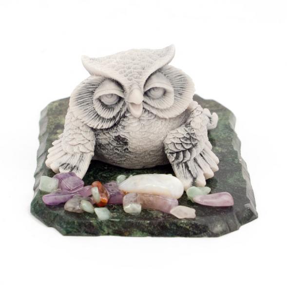 Сувенир из мрамолита &amp;quot;Сова сидит&amp;quot; 116346