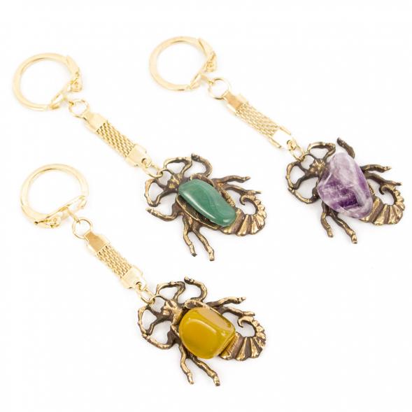 Брелок знак зодиака &amp;quot;Скорпион&amp;quot; бронза 116409