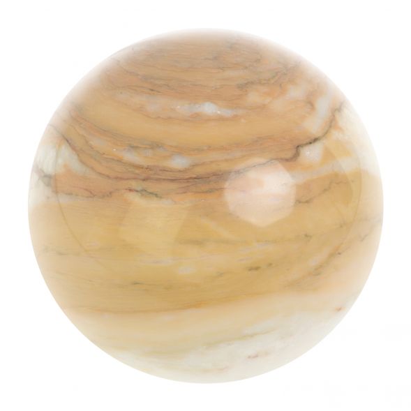 Шар из газганского мрамора 12 см 127567