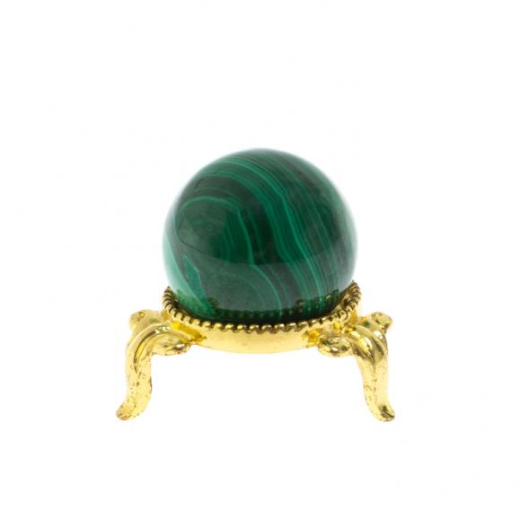 Шар из камня из малахит 2,7 см 128576