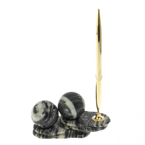 Композиция &amp;quot;Два шара&amp;quot; из мрамора с ручкой 128800