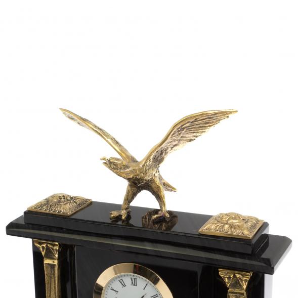 Настольный набор для руководителя &amp;quot;Орёл&amp;quot; черный обсидиан 126854