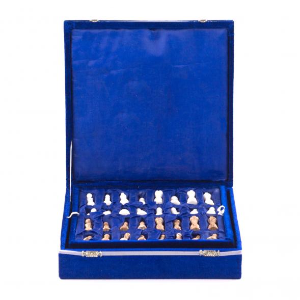 Шахматы из камня &amp;quot;Виктория&amp;quot; оникс, мрамор 25х25 см 121652