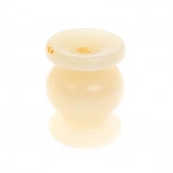 Подсвечник из медового оникса 3,5х3,5х4,5 см (1,4х2)