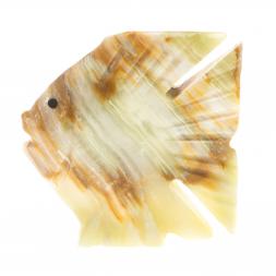 Сувенир "Скалярия" из оникса 7,5х7,5х2,5 см