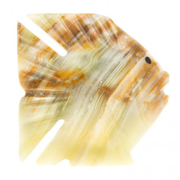 Сувенир &amp;quot;Скалярия&amp;quot; из оникса 7,5х7,5х2,5 см 123961