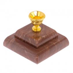 Подсвечник церковный двойной из лемезита