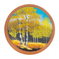 Магнит с рисунком на мдф "Осень"