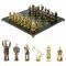 Шахматы настольные "Нефтяники" 44х44 см змеевик