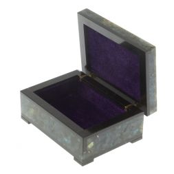 Шкатулка из лабрадорита 9,8х7х4,5 см