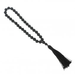 Четки из камня черный агат 35 бусин