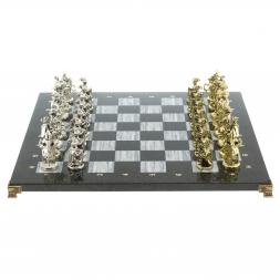 Подарочные шахматы &amp;quot;Средневековье&amp;quot; доска 44х44 см из мрамора