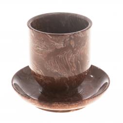 Кофейная пара из камня лемезит