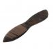Нож каменный из коричневого обсидиана 22х4,5х1 см 128727