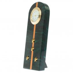 Часы &amp;quot;Погон капитан МЧС&amp;quot; камень змеевик