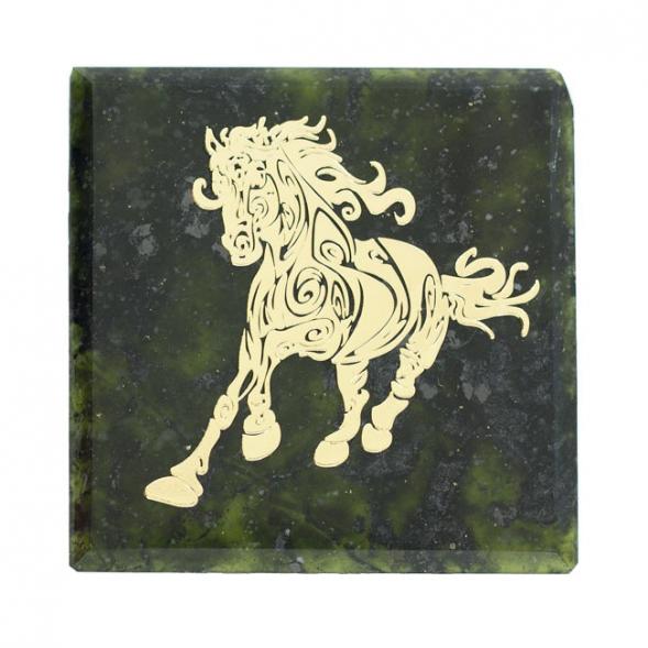 Магнит &amp;quot;Скачущая лошадь&amp;quot; змеевик 116210