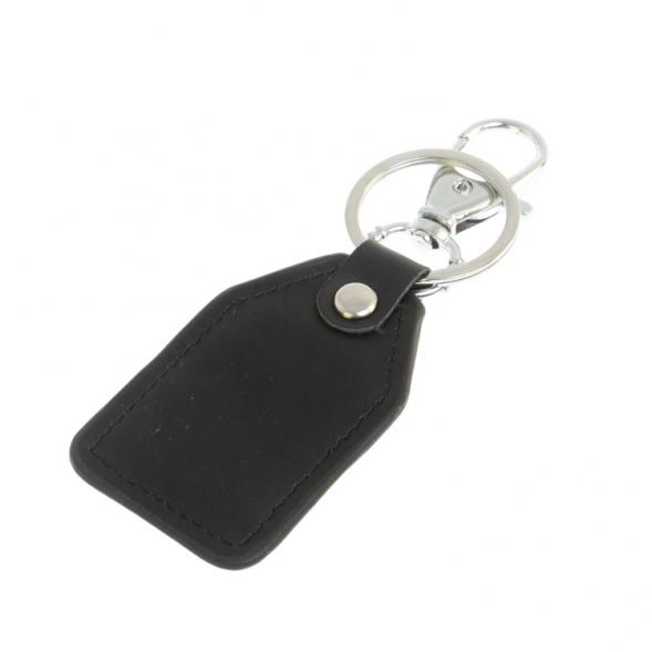 Брелок для ключей из камня малахит с хризоколлой 126706