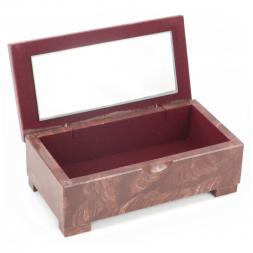 Шкатулка для денег &amp;quot;Купюра&amp;quot; без зеркала лемезит 18,5х9,5х6,5 см