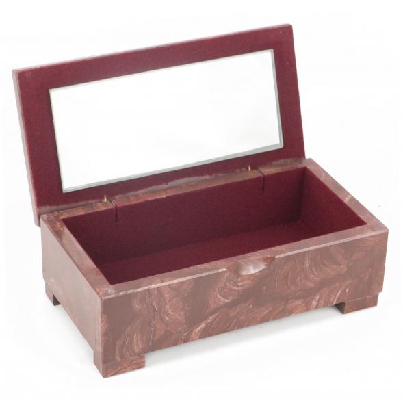 Шкатулка для денег &amp;quot;Купюра&amp;quot; без зеркала лемезит 18,5х9,5х6,5 см 118942