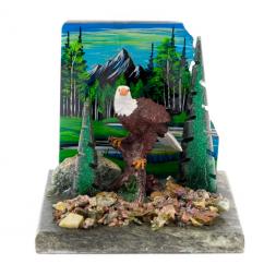 Сувенир "Орел малый" змеевик