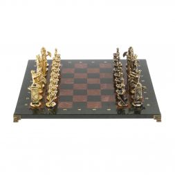 Шахматы подарочные &amp;quot;Нефтяники&amp;quot; 44х44 см лемезит змеевик