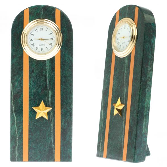 Часы &amp;quot;Погон майор МЧС&amp;quot; камень змеевик 129025