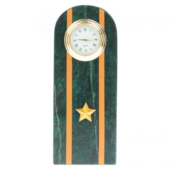 Часы &amp;quot;Погон майор МЧС&amp;quot; камень змеевик 129025