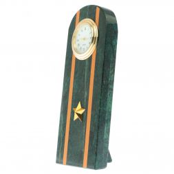 Часы &amp;quot;Погон майор МЧС&amp;quot; камень змеевик