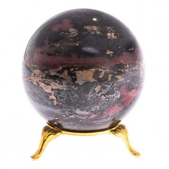 Шар из родонита 6,5 см 124827