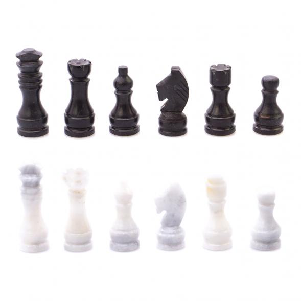 Шахматы из мрамора &amp;quot;Классические&amp;quot; доска 30х30 см 124913