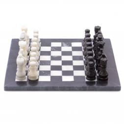 Шахматы из мрамора &amp;quot;Классические&amp;quot; доска 30х30 см