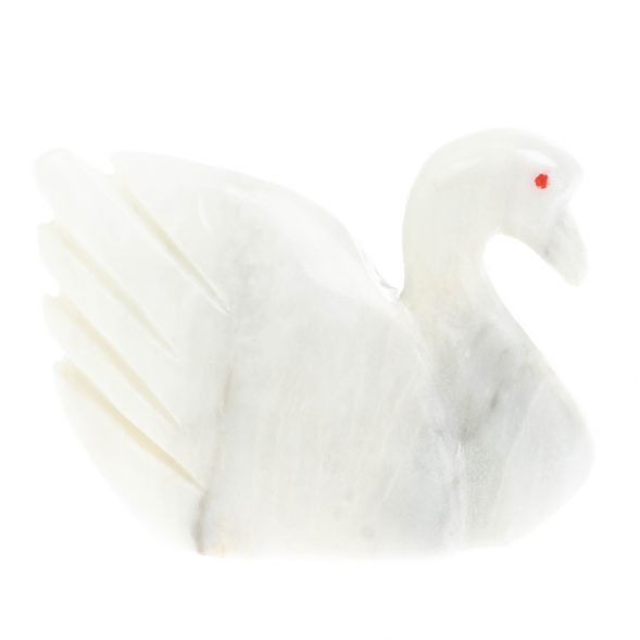 Сувенир &amp;quot;Лебедь&amp;quot; из белого оникса 10,5х4х8 см (4) 128035