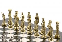 Шахматы настольные &amp;quot;Посейдон&amp;quot; 32х32 см доска из камня