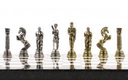 Шахматы настольные &amp;quot;Посейдон&amp;quot; 32х32 см доска из камня