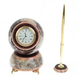 Часы -шар &amp;quot;Антистресс&amp;quot; из креноида с ручкой