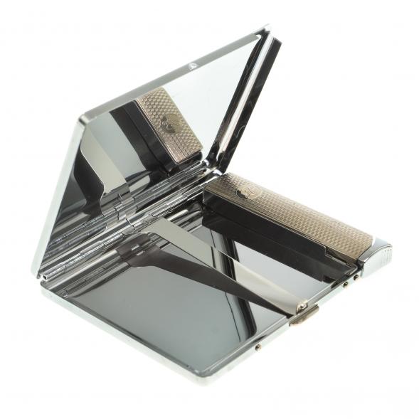 Портсигар на 10 сигарет с зажигалкой камень яшма змеиная 123419