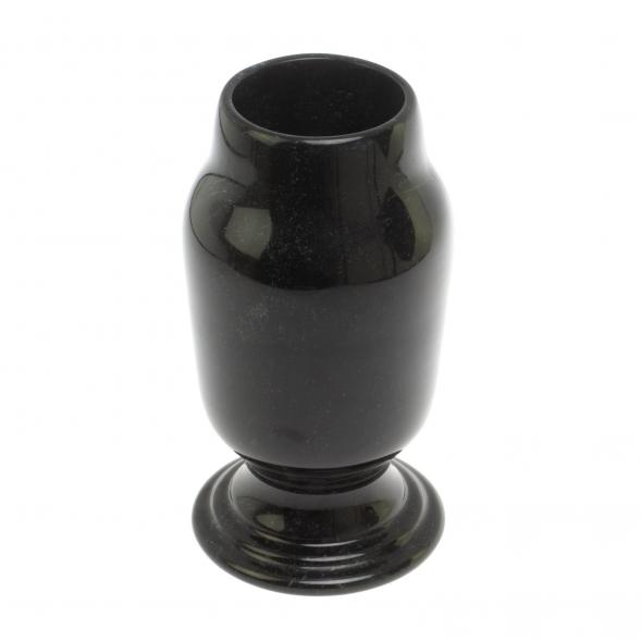 Ваза из черного змеевика 10х10х20,5 см 127016