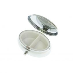 Таблетница овальная на 2 отделения камень офит