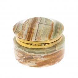 Шкатулка &amp;quot;Грибок&amp;quot; из оникса 7х7х5 см (2,5)