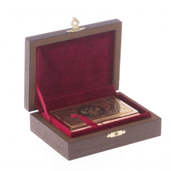 Карманная визитница &amp;quot;Герб России&amp;quot; Златоуст 122155