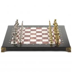 Шахматы &amp;quot;Посейдон&amp;quot; 32х32 см лемезит мрамор