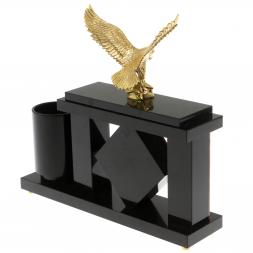 Настольный мини-набор &amp;quot;Орел&amp;quot; из родонита