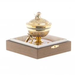 Медовница &amp;quot;Пчелки&amp;quot; камень агат Златоуст