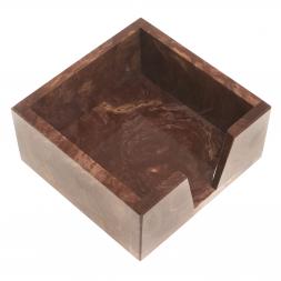 Лоток для бумаг "Кубарик" из лемезита 11х11х5 см